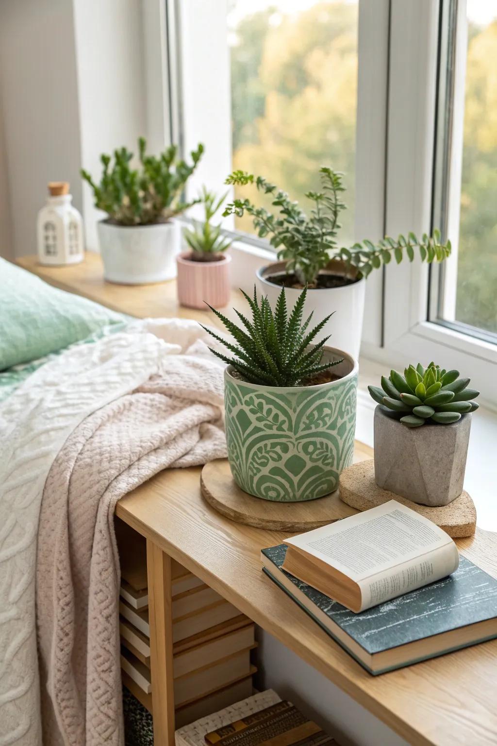 Breathe life into your dorm with easy-care plants that enhance your space's ambiance.