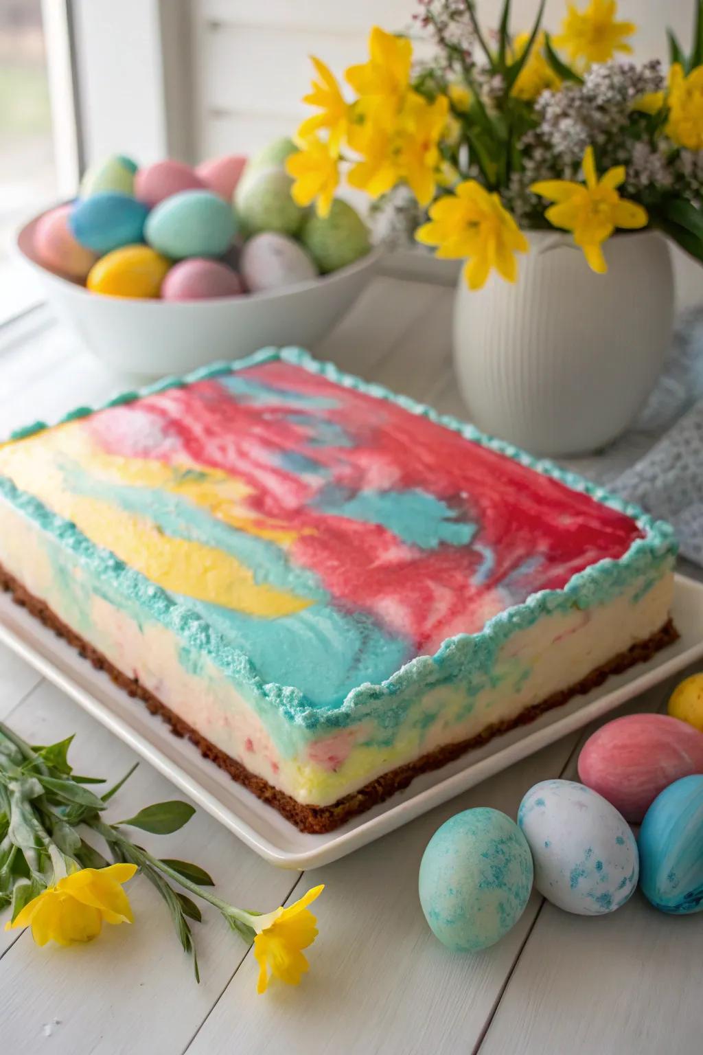 An artistic watercolor masterpiece, perfect for your Easter celebration.