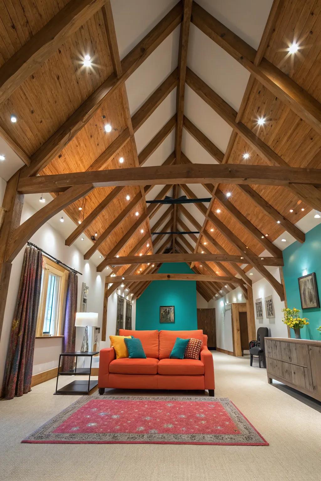 Illuminate your space with recessed lighting that enhances architectural beauty.