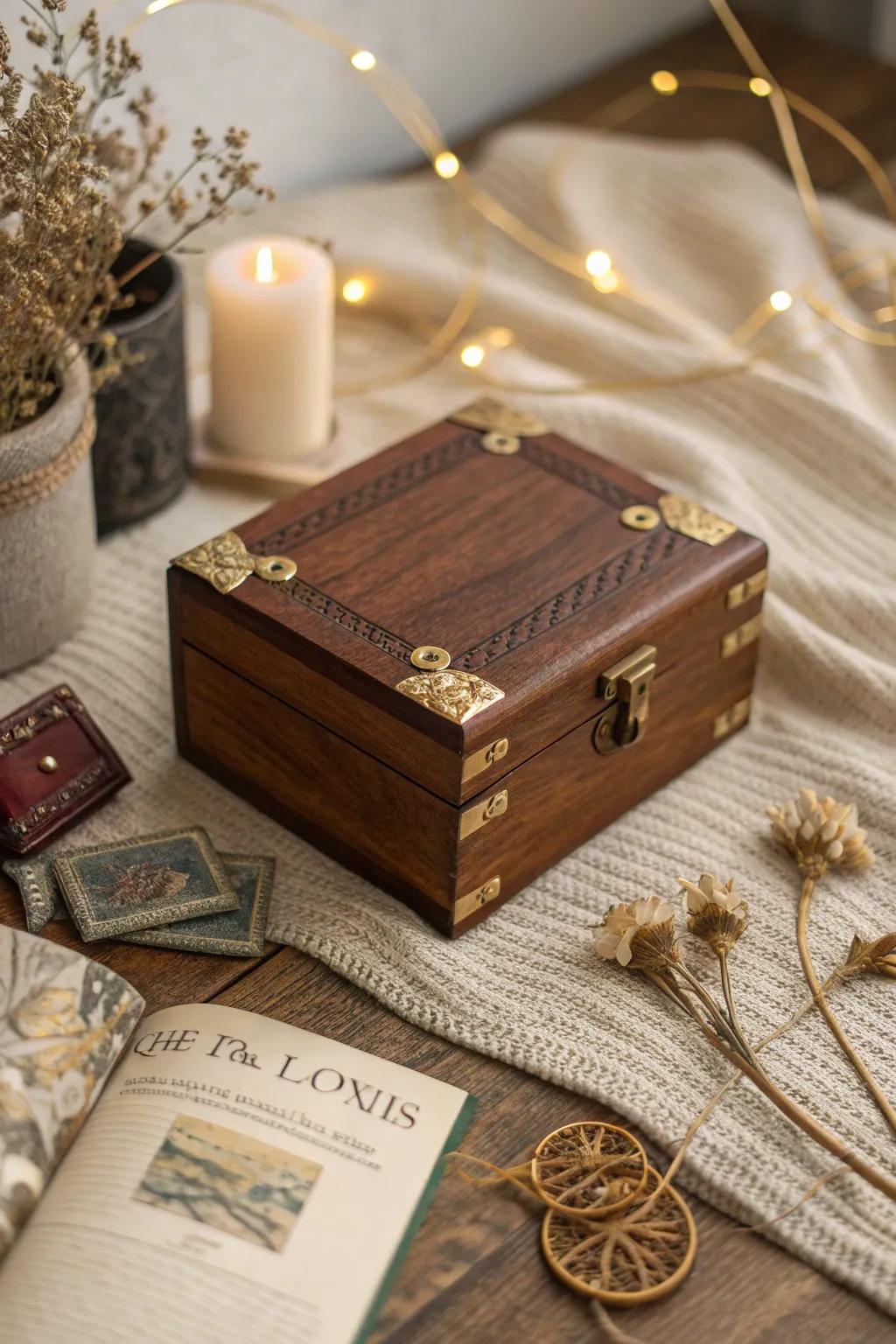 Store your treasures in style with these exquisite handcrafted wooden boxes.
