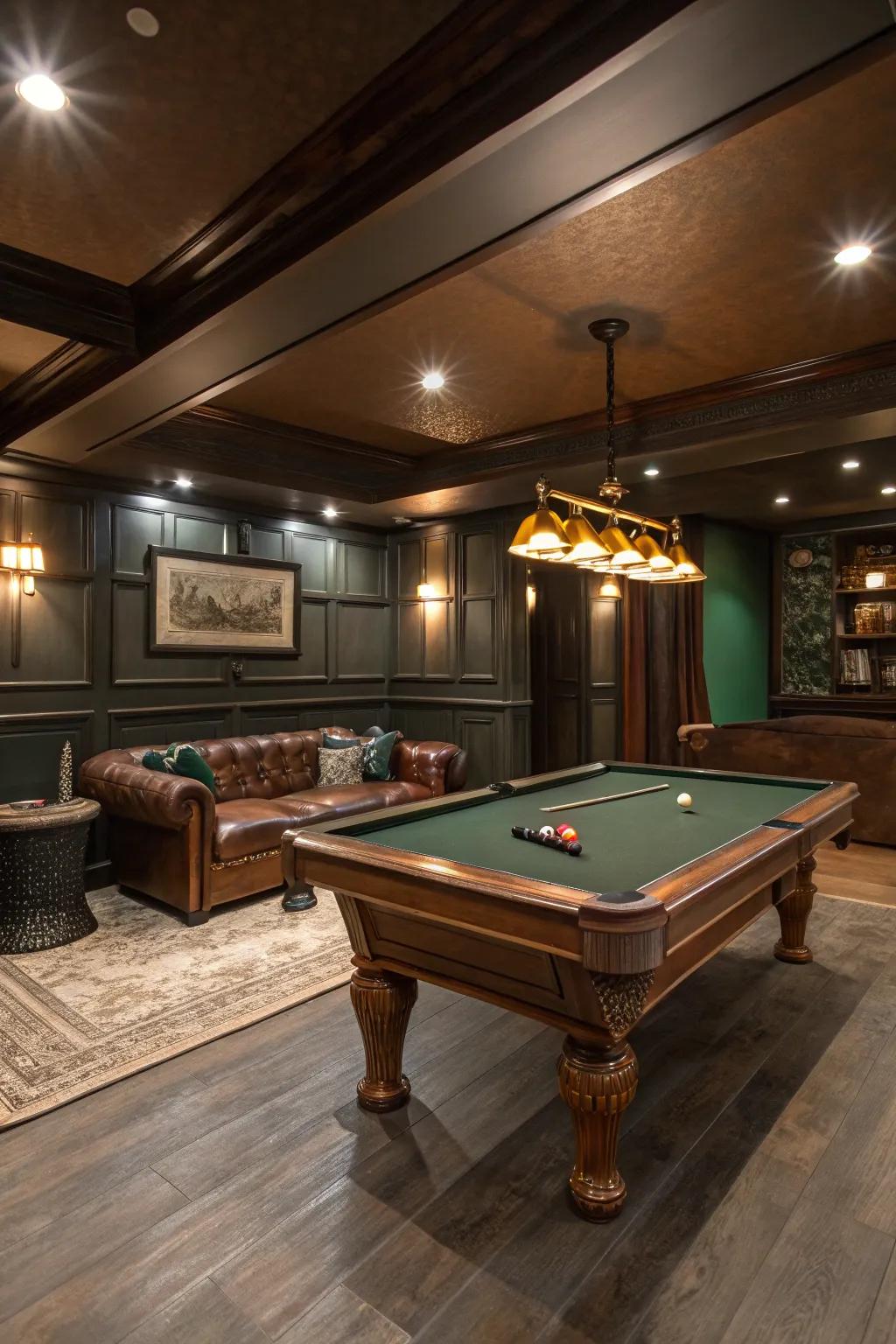 Illuminate key features with spotlights for a captivating focus.