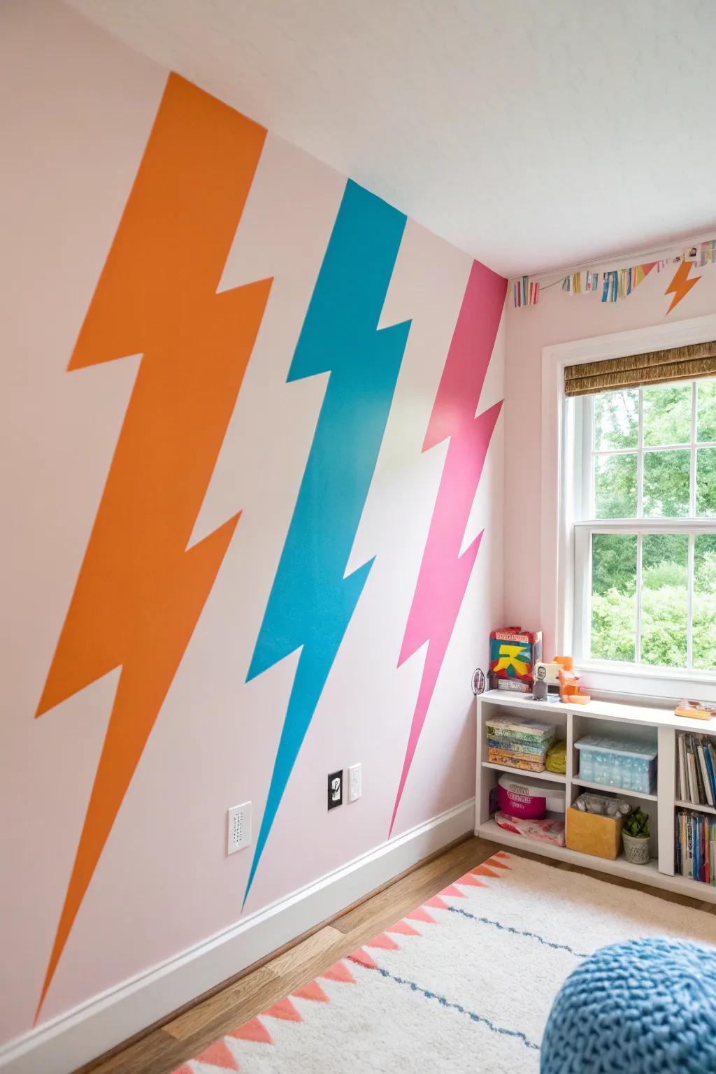 Spark creativity in any room with vibrant shape art wall decals that are both fun and easy to apply.