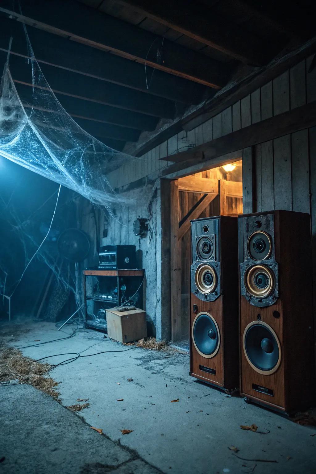 Mystery soundscapes add an auditory element that heightens the haunting experience.