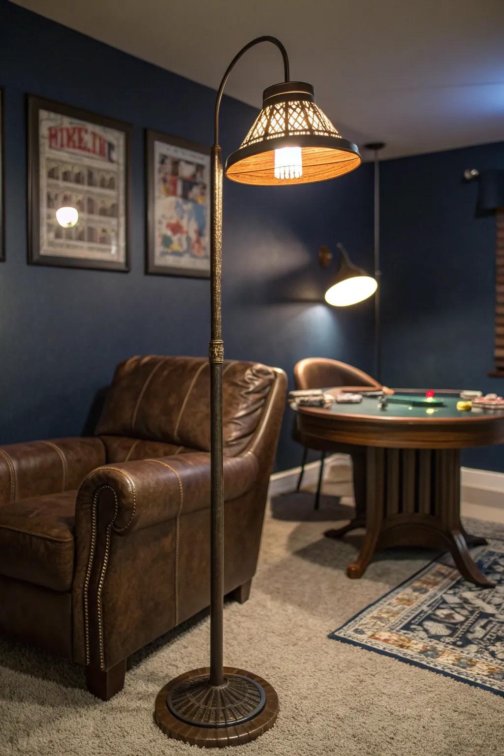 Set the perfect mood with a dimmable floor lamp that adapts to any occasion. 💡 #CozyCorners #LightingGoals