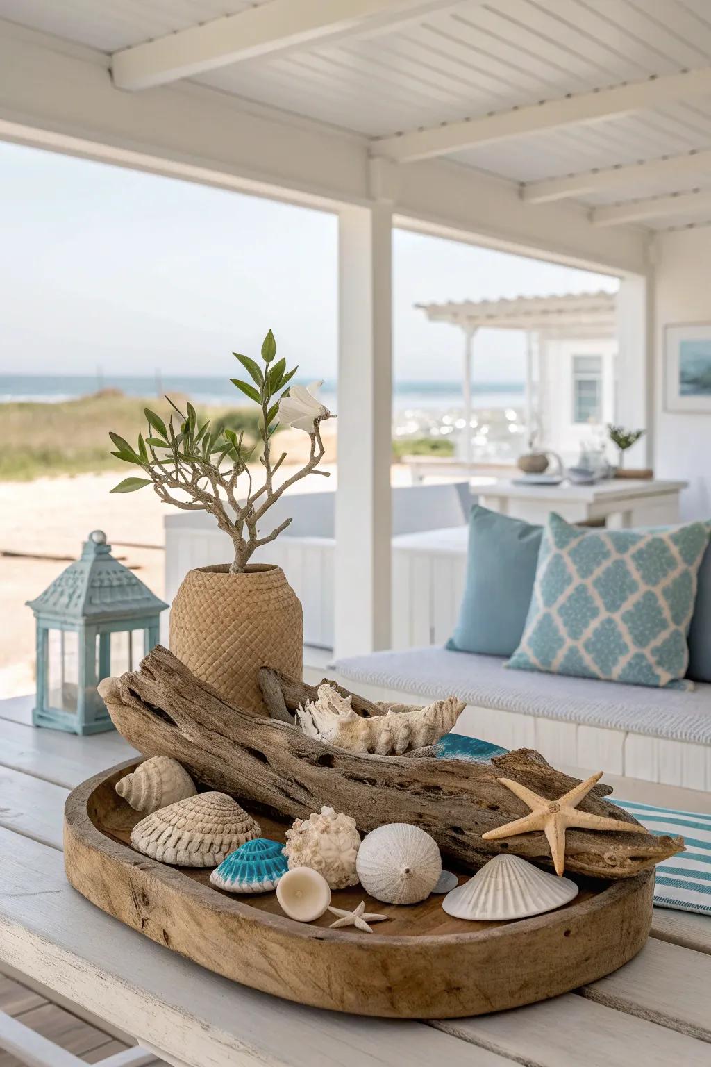 Capture the essence of summer with beachy decor that brings the ocean to your home. 🌊 #BeachVibes #SummerDecor #CoastalStyle