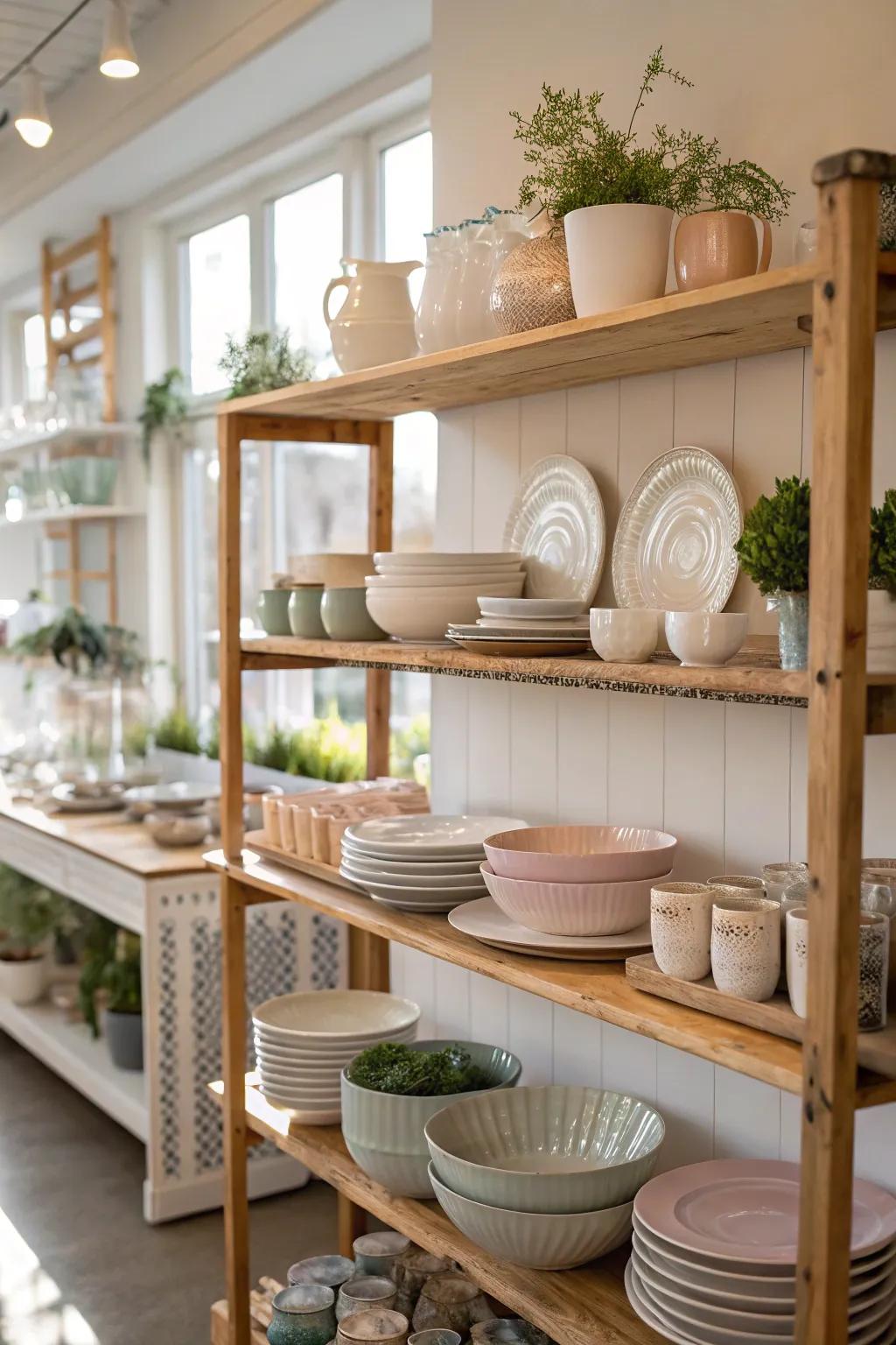Elevate your dining decor with beautifully aged vintage dishes from thrift stores.
