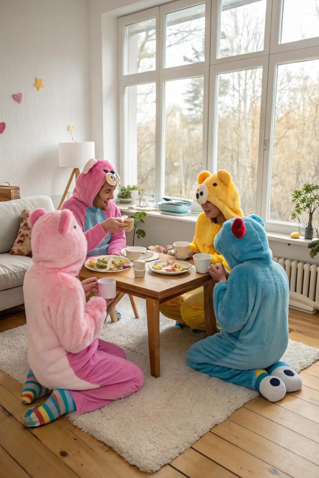 Embrace the magic of friendship with these adorable Care Bears costumes! 🐻🌈 #CareBears #Friendship