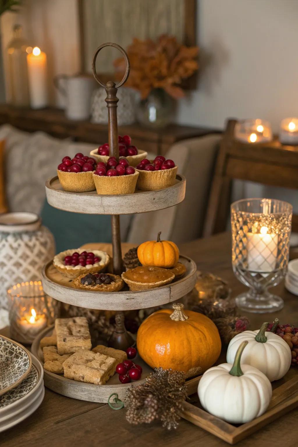 A tiered dessert display becomes a sweet focal point that guests can't resist. 🍰 #DessertTable #SweetTooth