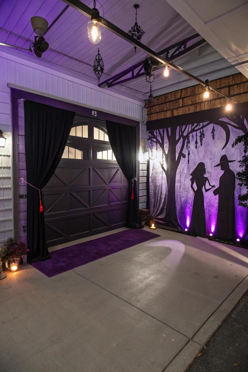 Shadow play creates captivating, spooky silhouettes that dance in the light.