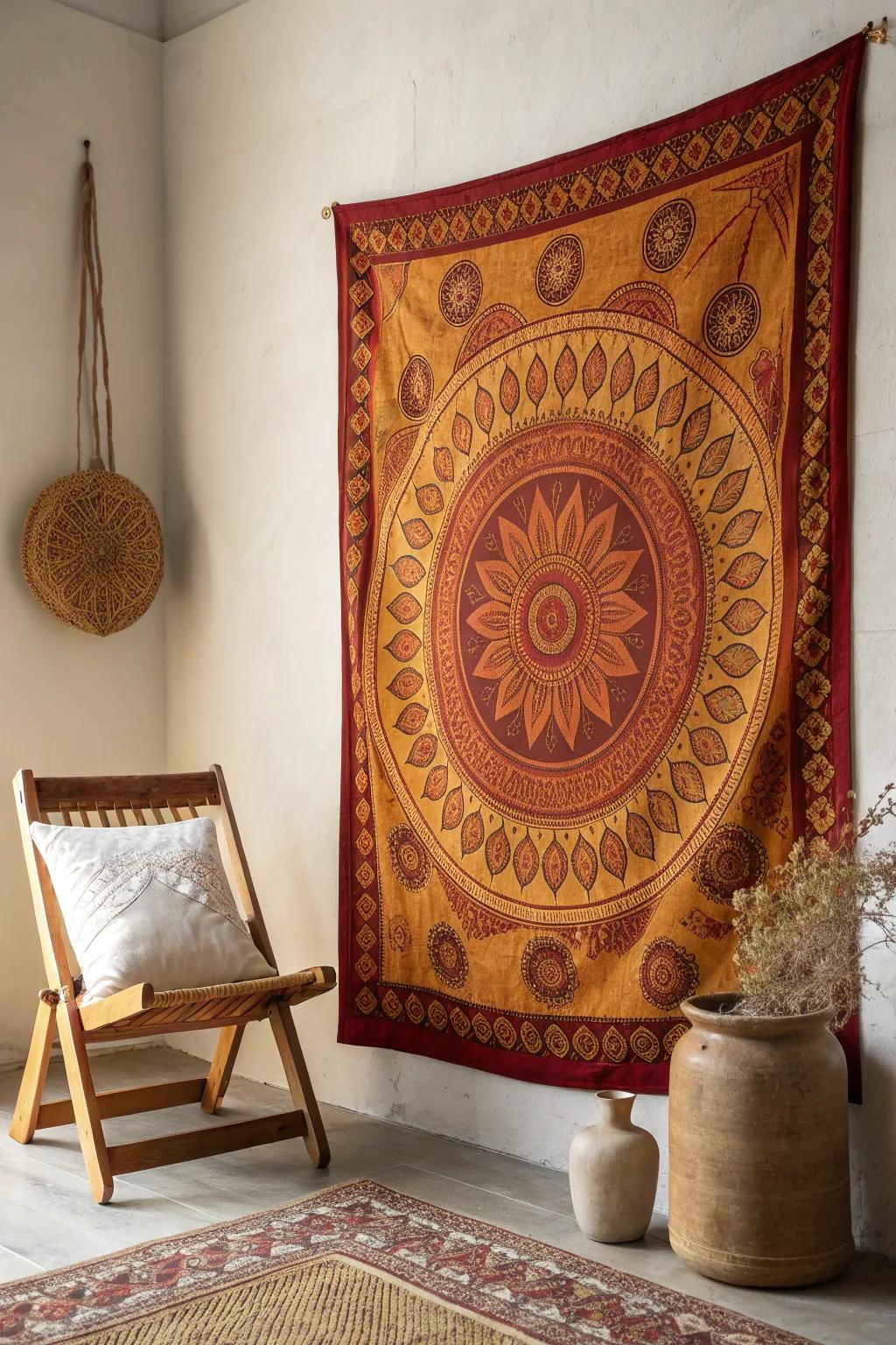 Express your style with these uniquely hand-painted wall hangings.