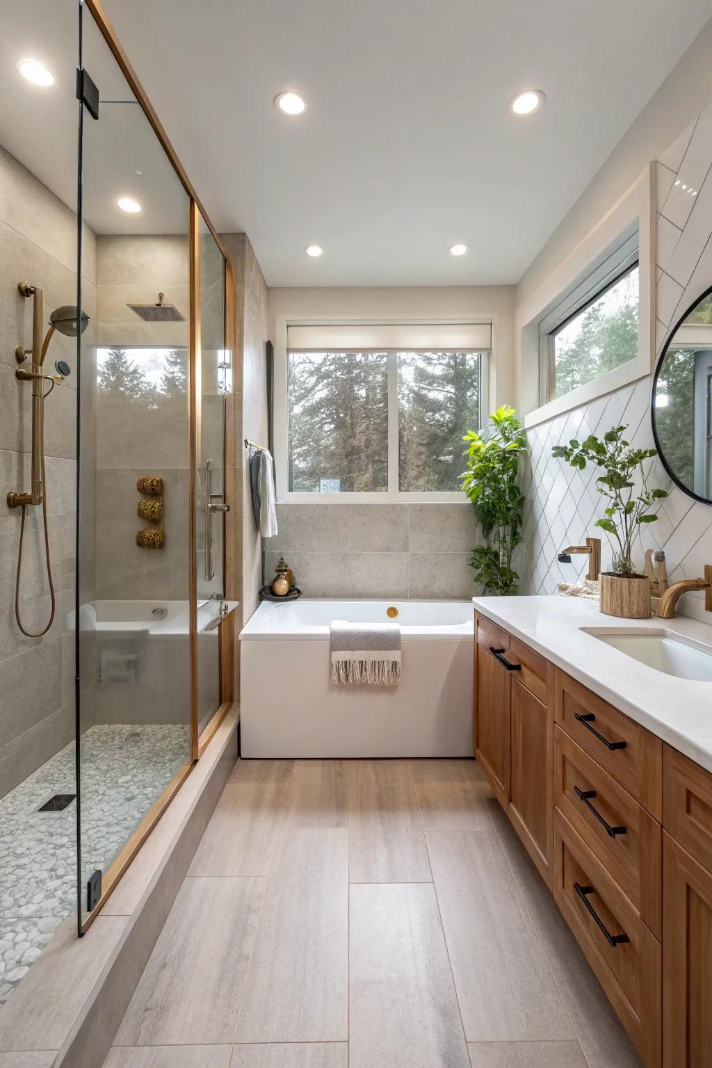 Smart tech brings convenience and modern flair to your bathroom. 💡🔧 #SmartHome #TechSavvy