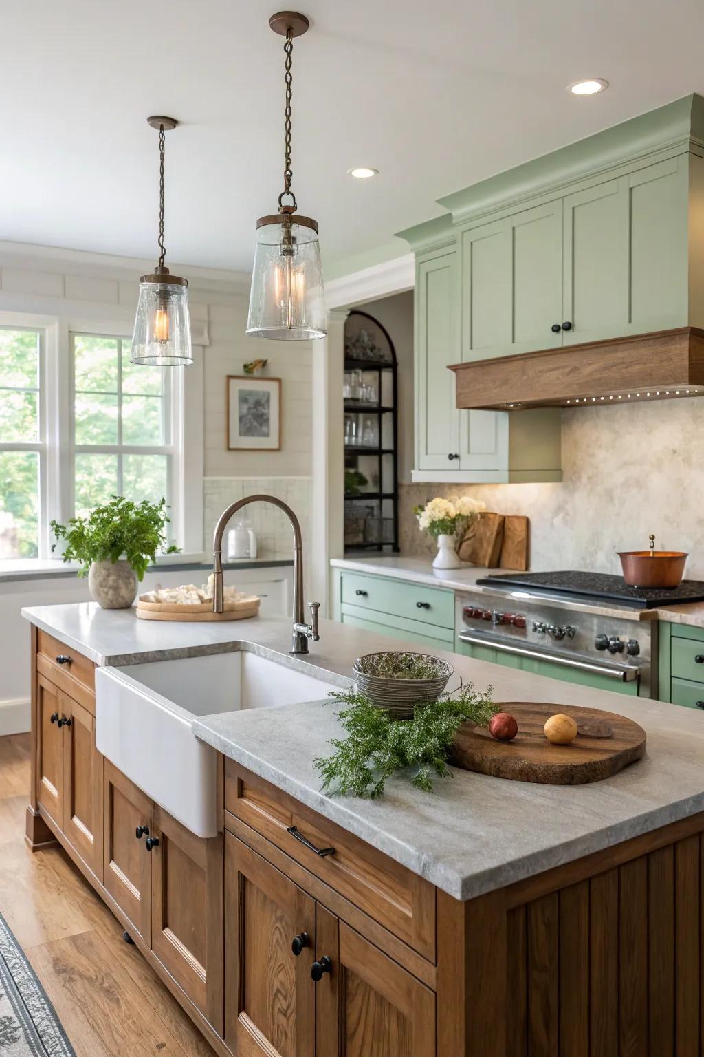 An integrated prep sink offers convenience and efficiency, enhancing your kitchen's workflow. 🚰 #KitchenEfficiency #DesignTips