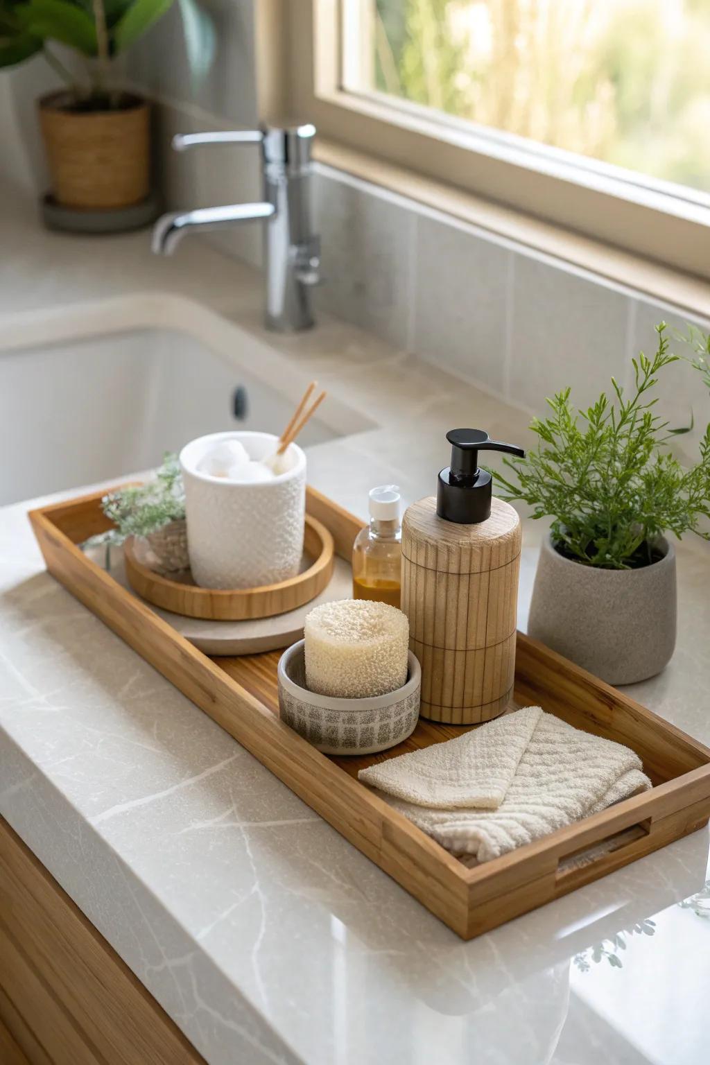 Embrace sustainability with eco-friendly accents that show love for the planet. 🌿 #EcoLiving #SustainableStyle #GreenHome