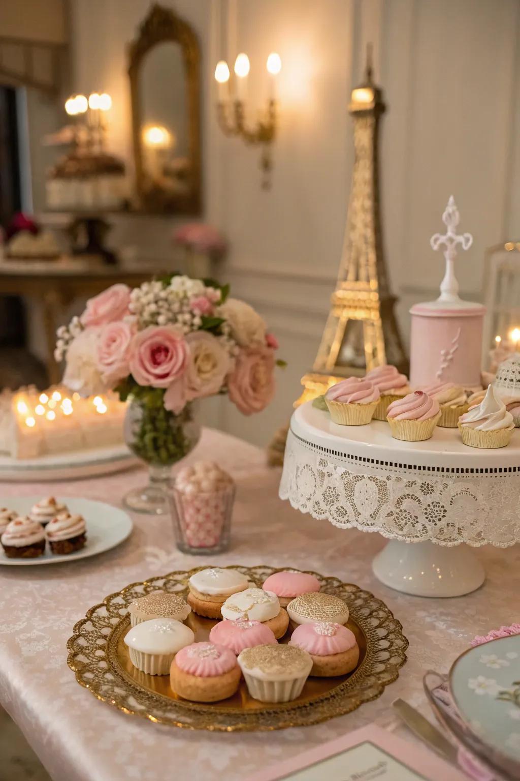 Add a dash of French romance with a Parisian soiree, where elegance and charm meet.