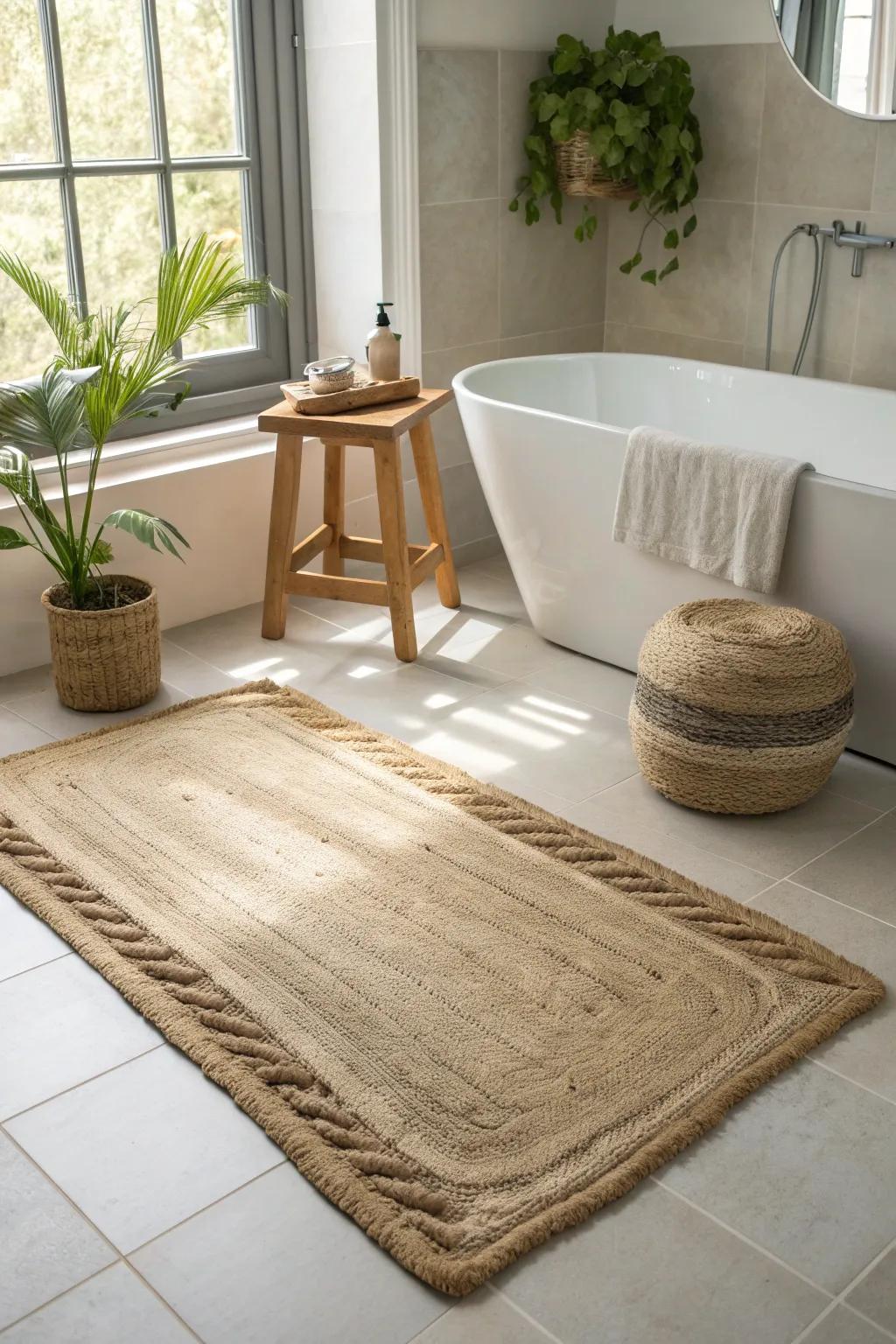 Embrace sustainability with a natural fiber rug that’s both beautiful and eco-friendly.