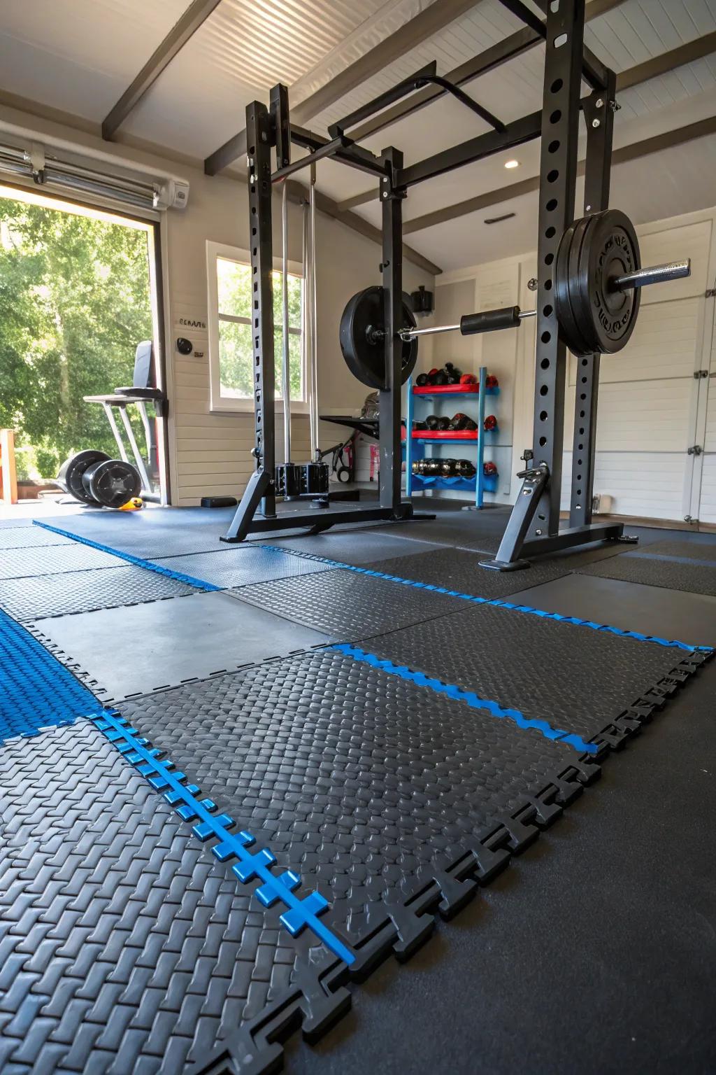 Step up your game with durable flooring that supports every workout move!