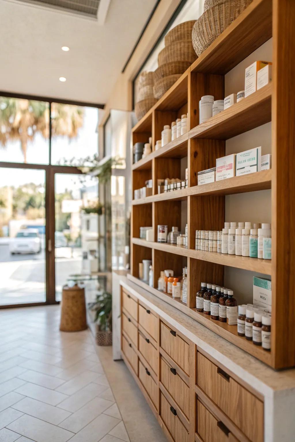 Pull-out shelves bring everything into view, ensuring nothing gets lost or forgotten.