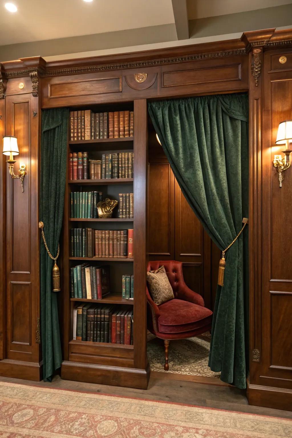 Step into a world of wonder with a wardrobe that leads to hidden adventures.