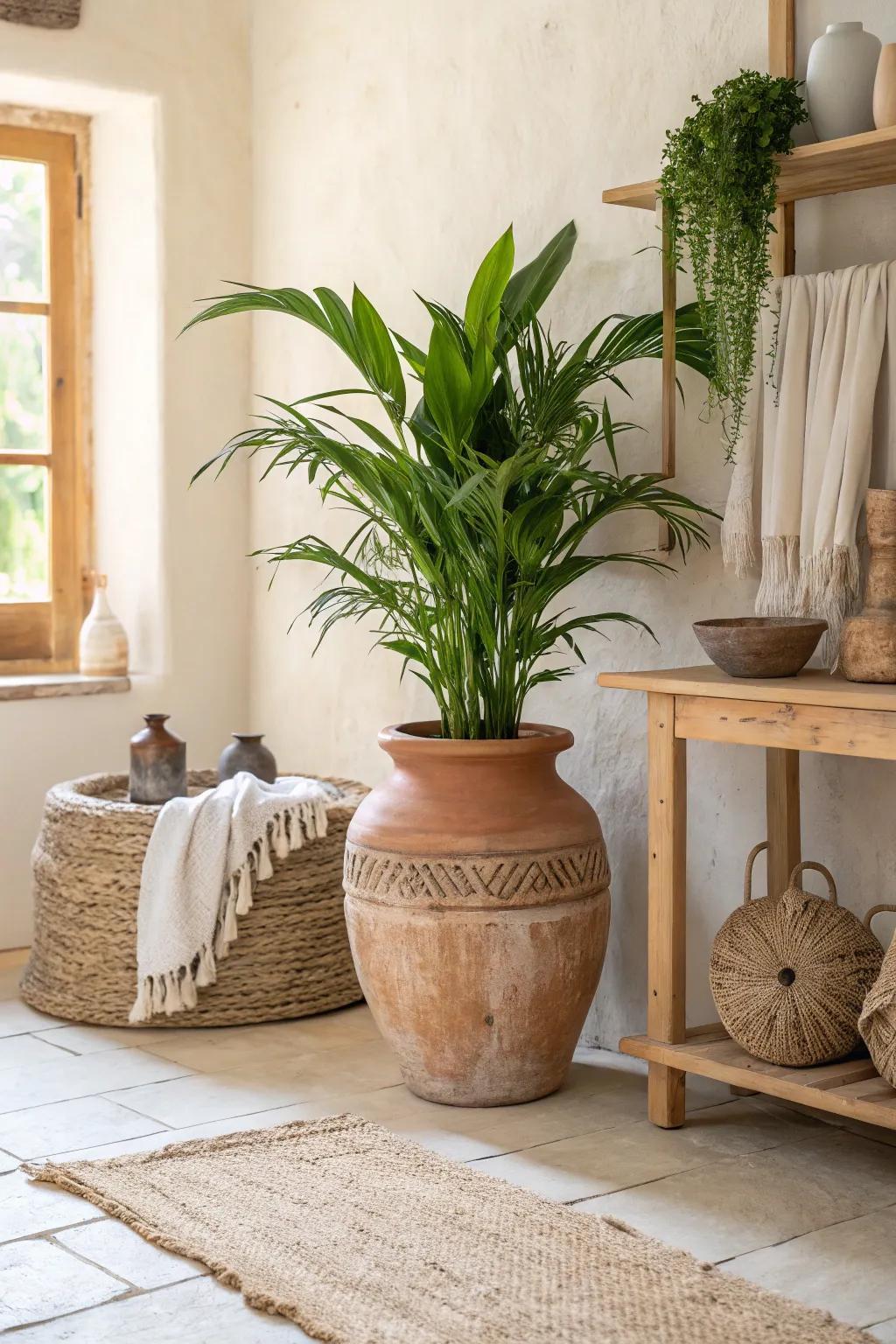 Earthy terracotta elements add rustic charm and warmth. 🌿🧡 #TerracottaDecor #RusticCharm