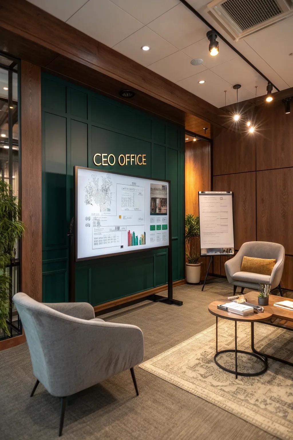 Boost collaboration with interactive whiteboards in your office.