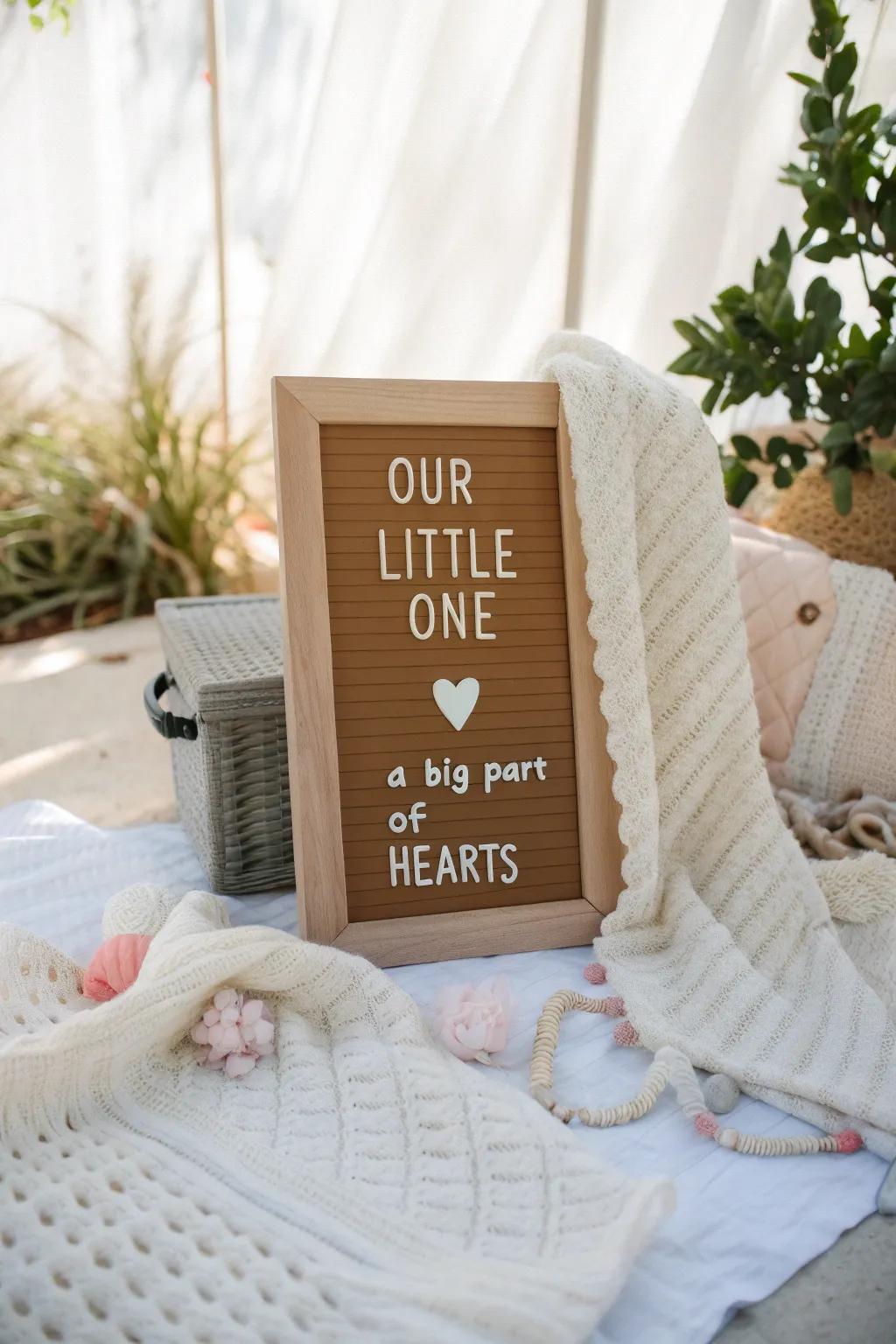 Fill your home with love and anticipation for the little one on the way.