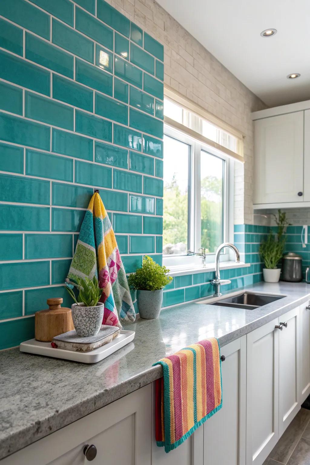 Let your kitchen pop with vibrant colors that bring fun and energy to your home.