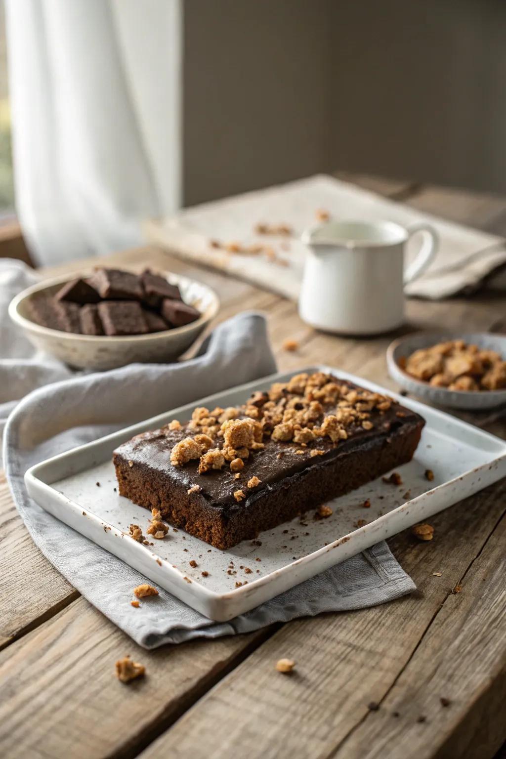 Combine your favorite treats with a cookie crumble topping.