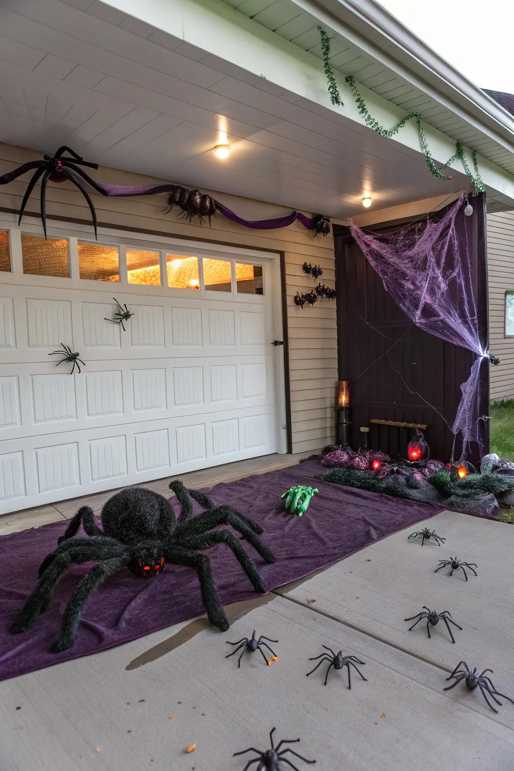 Creepy crawlies are small details that make a big impact in your haunted design.