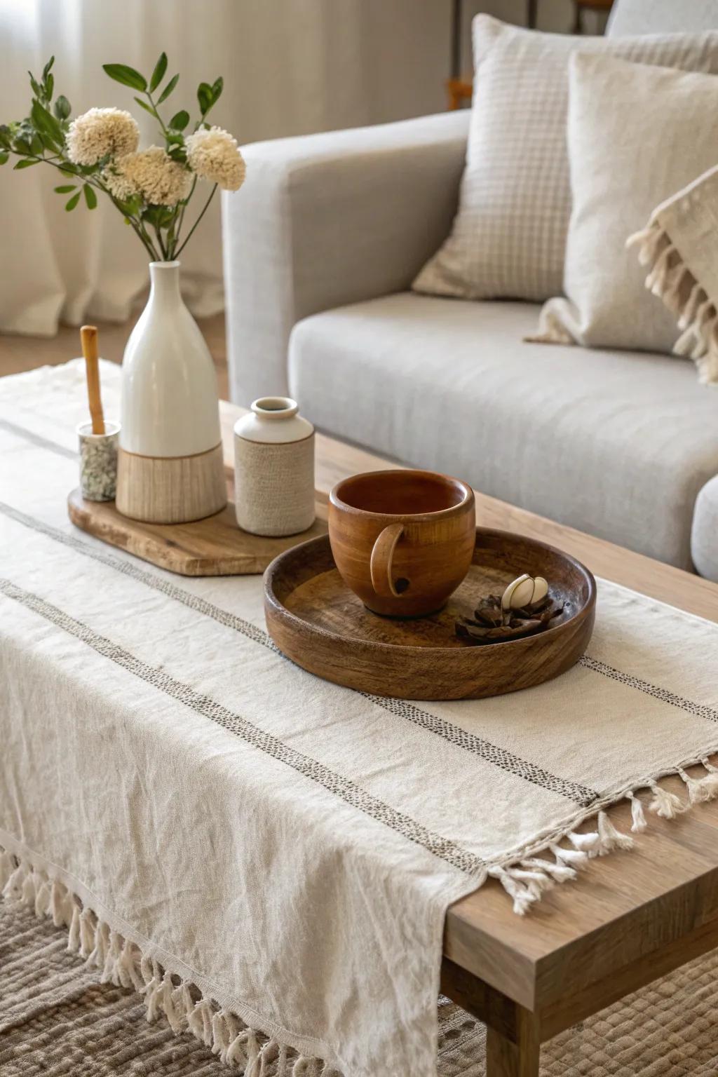 Add warmth and softness with textiles that complement your decor. 🧶 #TextileDecor #WarmInteriors