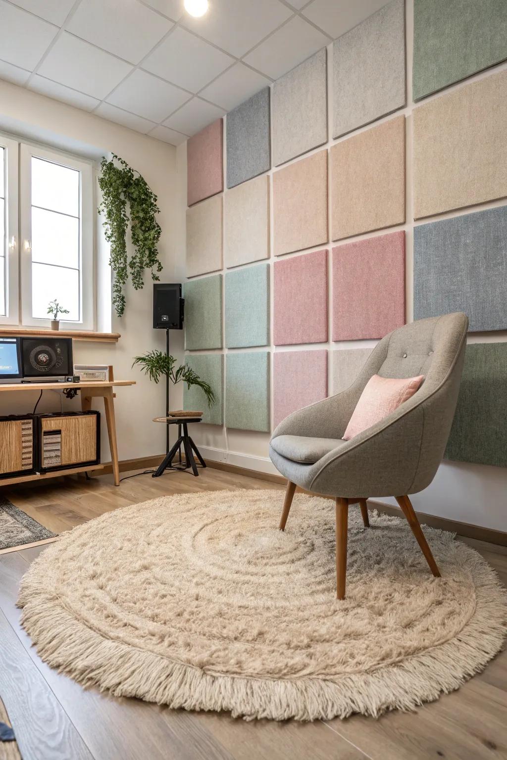 Create a peaceful work atmosphere with enhanced acoustics. 🎧 #AcousticDesign #SereneSpaces