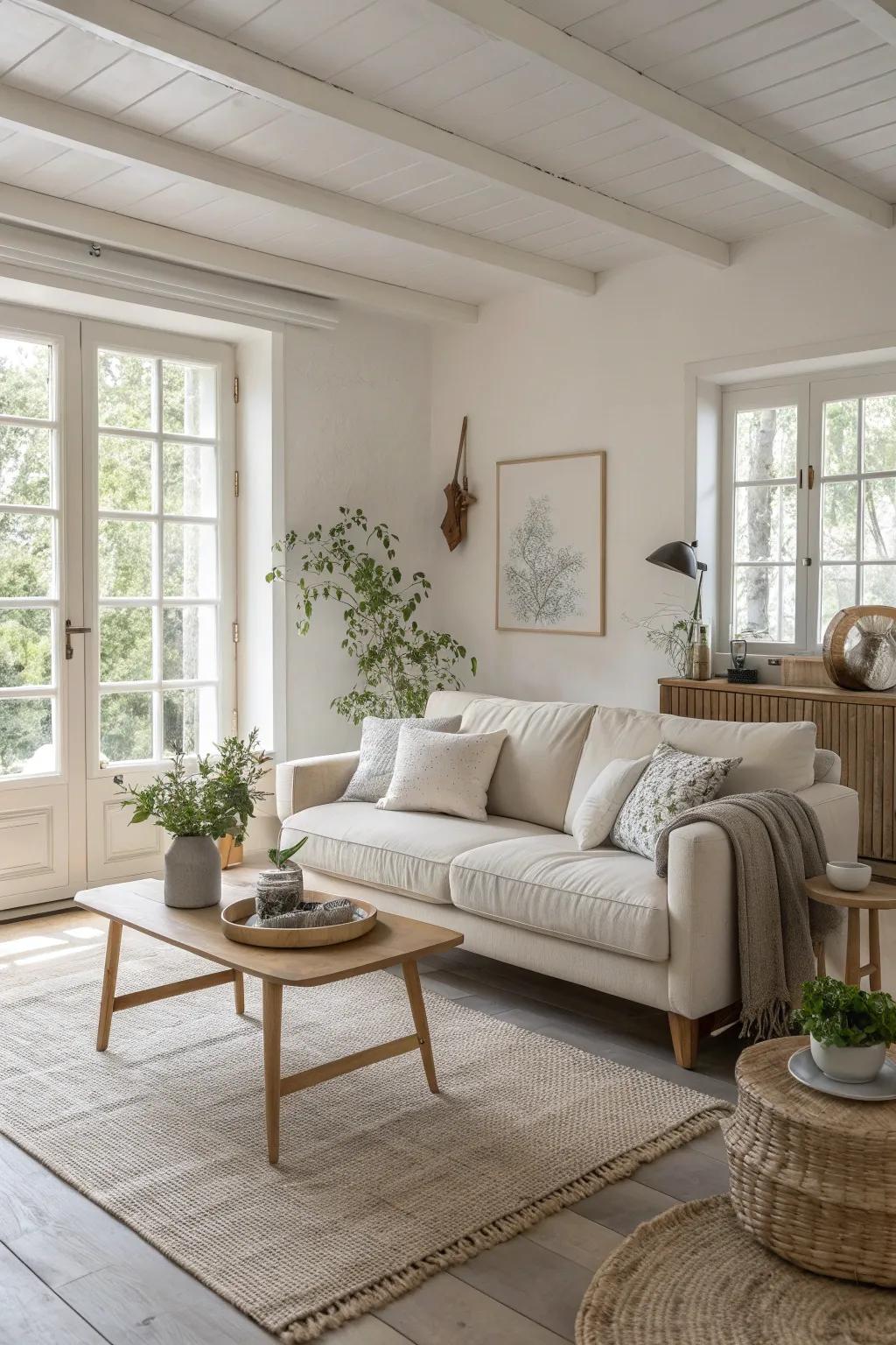 Echoed styles bring a curated balance to open living areas. 🎨 #FurnitureStyle #CuratedHome