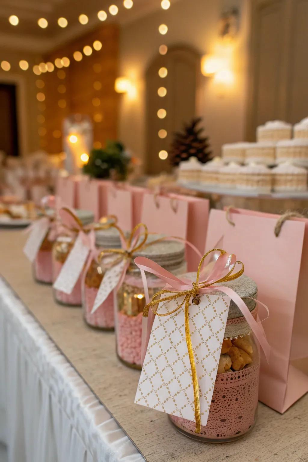 Leave a lasting impression with personalized party favors that guests will cherish long after the party ends.