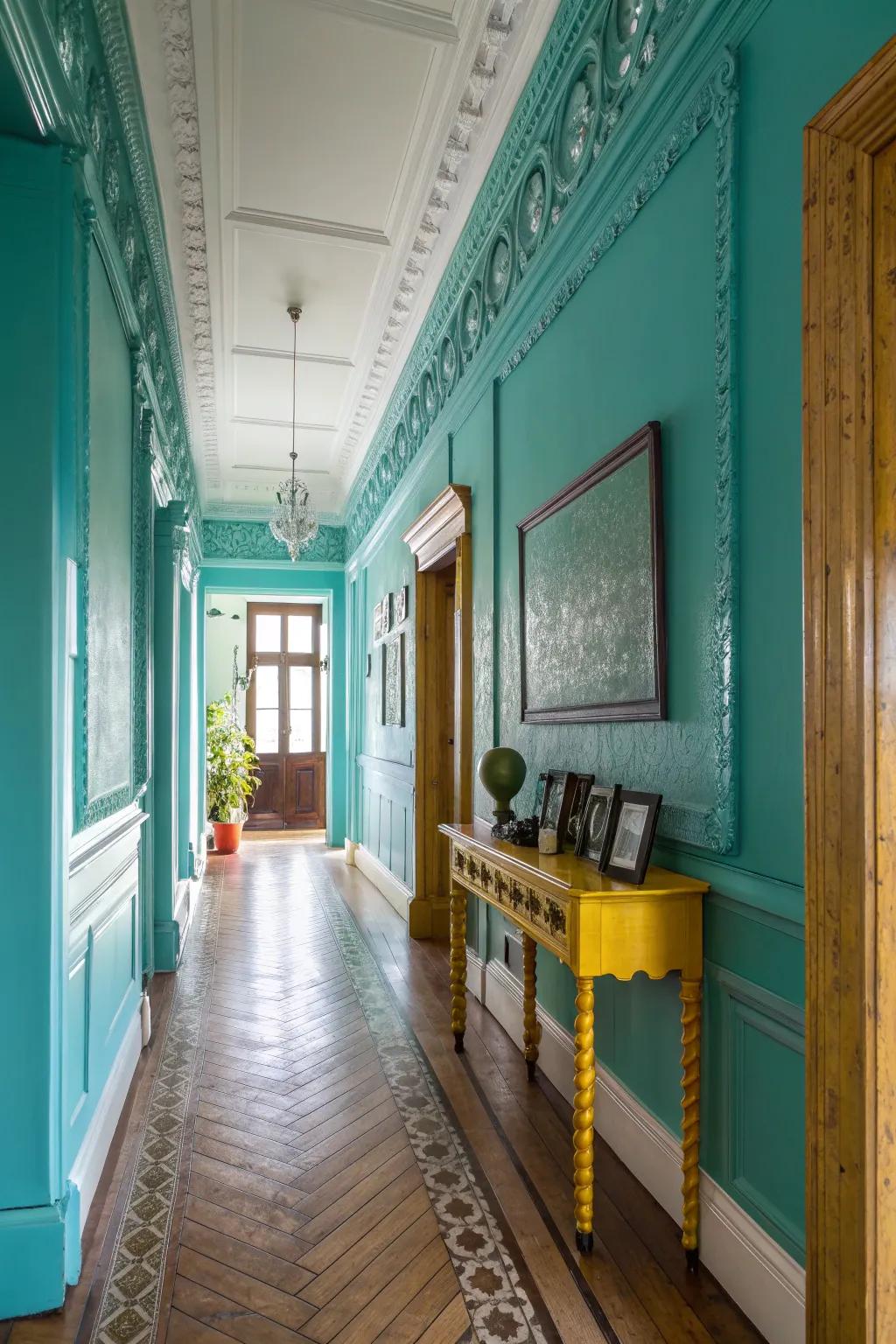 Embrace vintage charm with intricate stacked molding for a timeless feel.