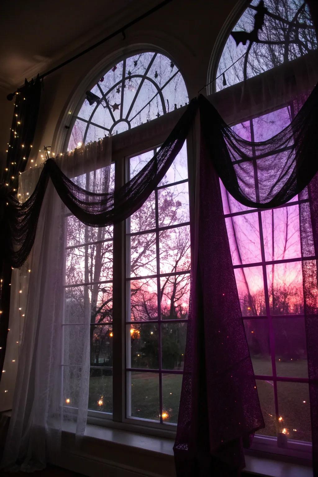 Capture attention with captivating window silhouettes.