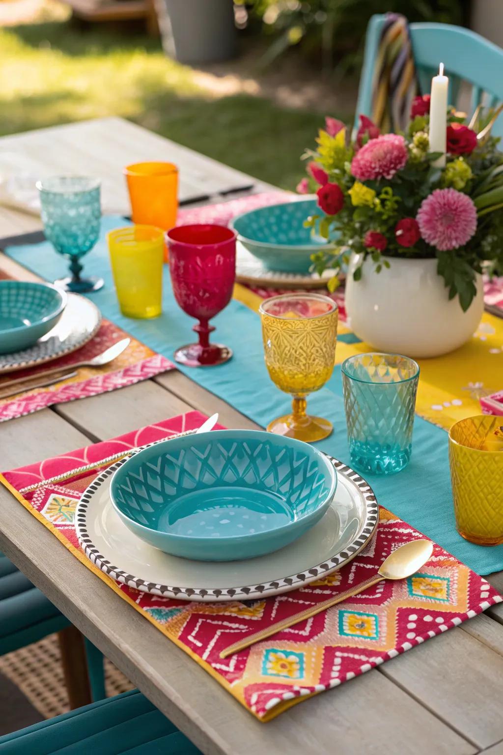 Themed dinnerware ties your Friendsgiving decor together with elegance and style.