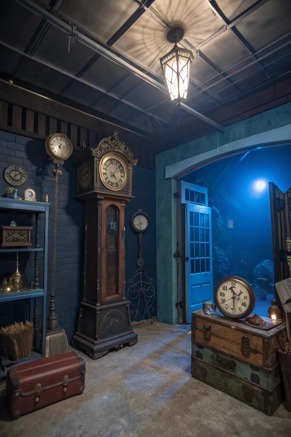 A time warp room adds an intriguing twist, making guests question reality.