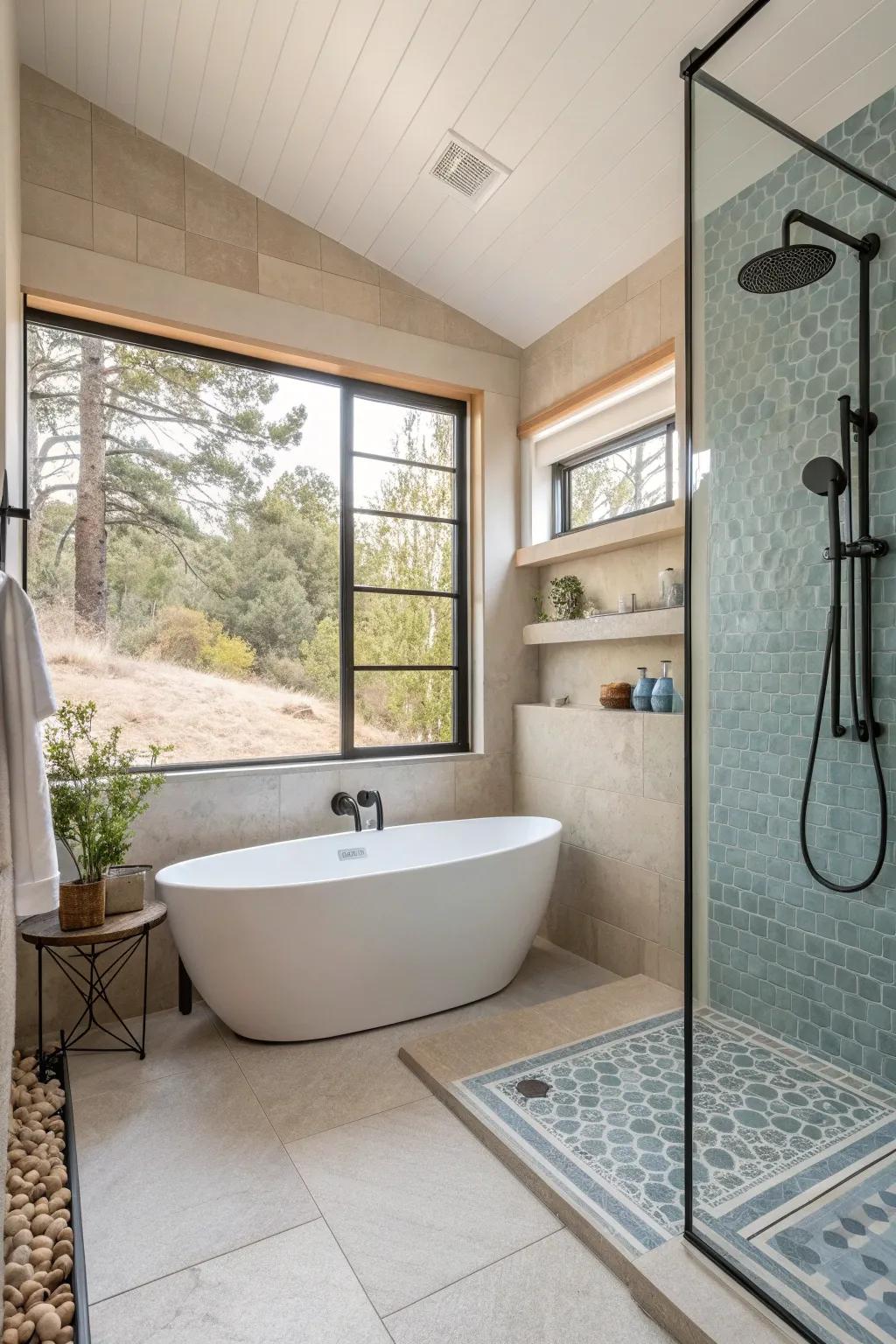 Innovative drainage solutions keep your bathroom stylish and efficient. 🚿💧 #BathroomSolutions #Innovation