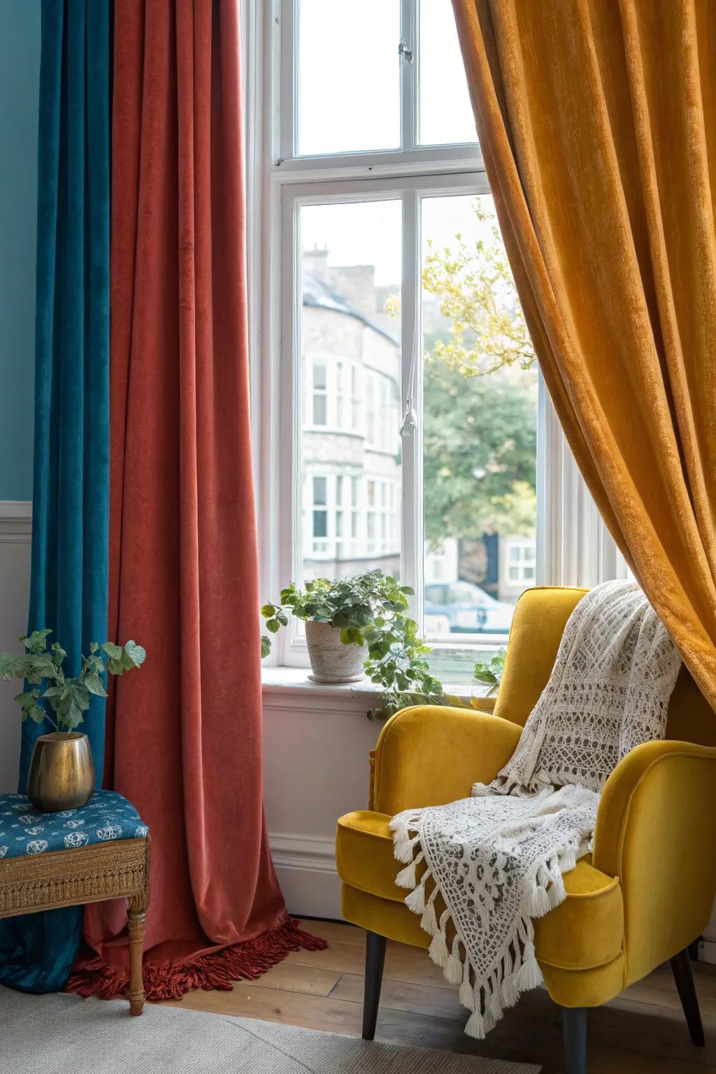 Rich textures bring warmth and elegance to your salon window displays.