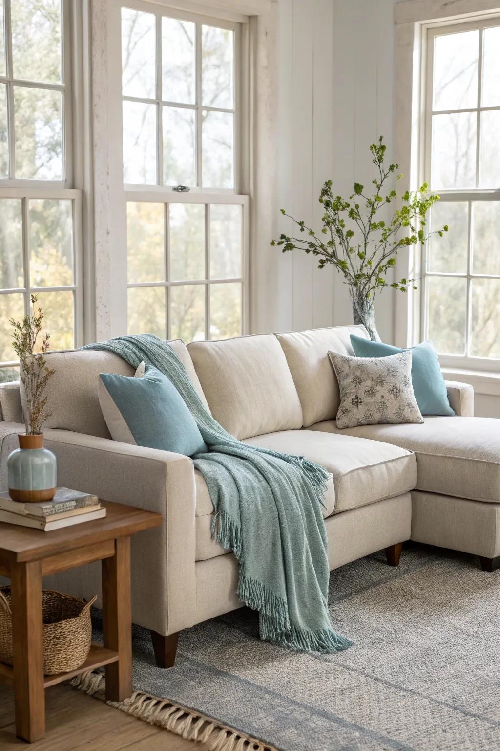 Reversible sectionals adapt to your space, offering endless layout possibilities.