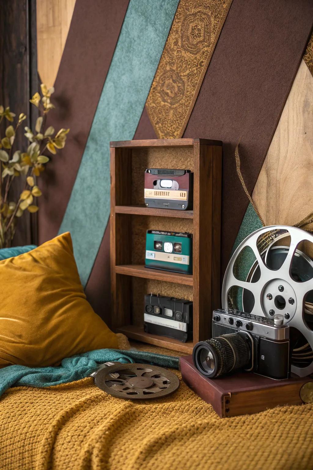 Highlight your most cherished tapes with elegant shadow boxes. 💖 #SentimentalValue #ElegantDisplay