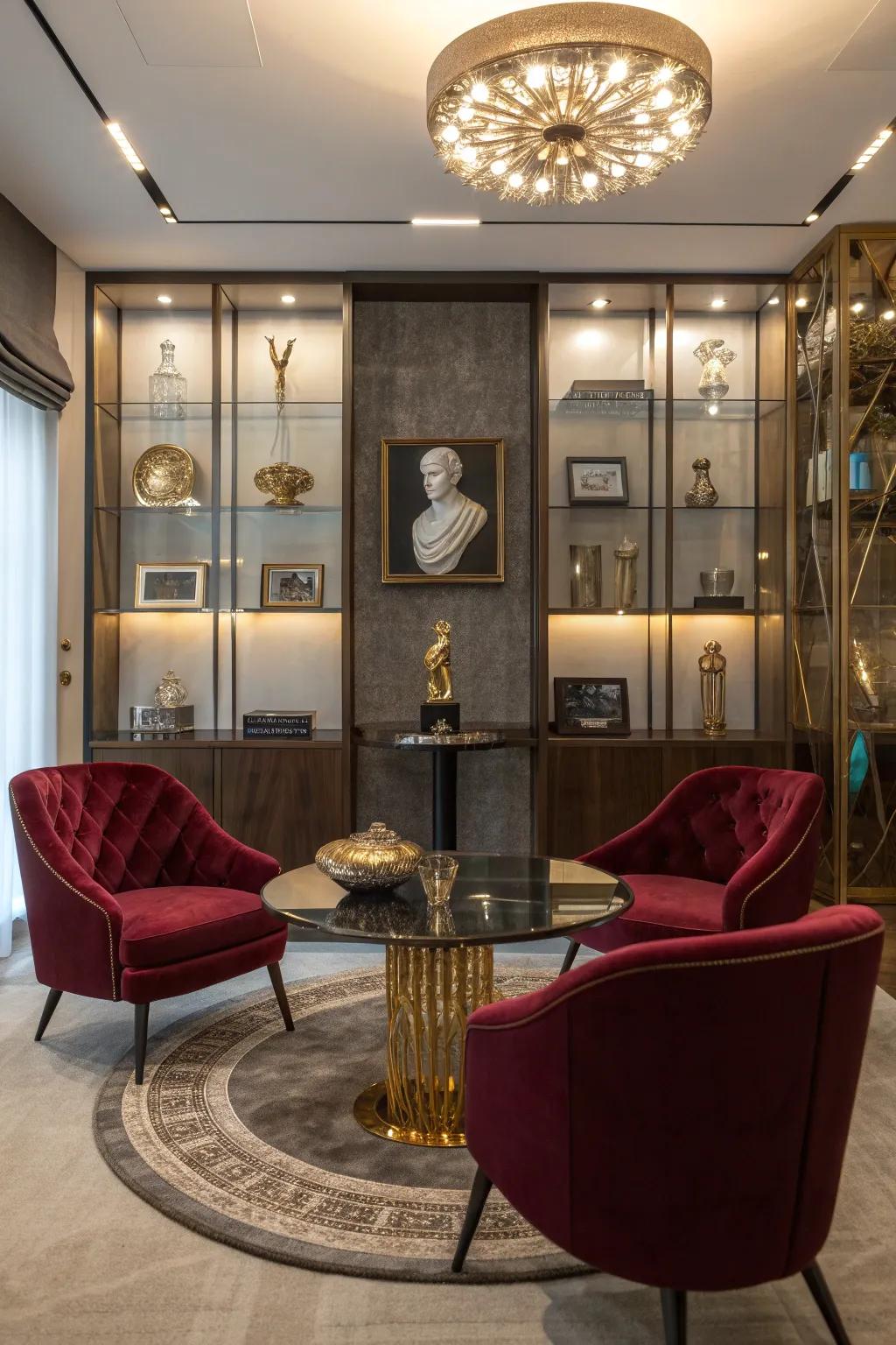 Infuse character into your office with eclectic decor.