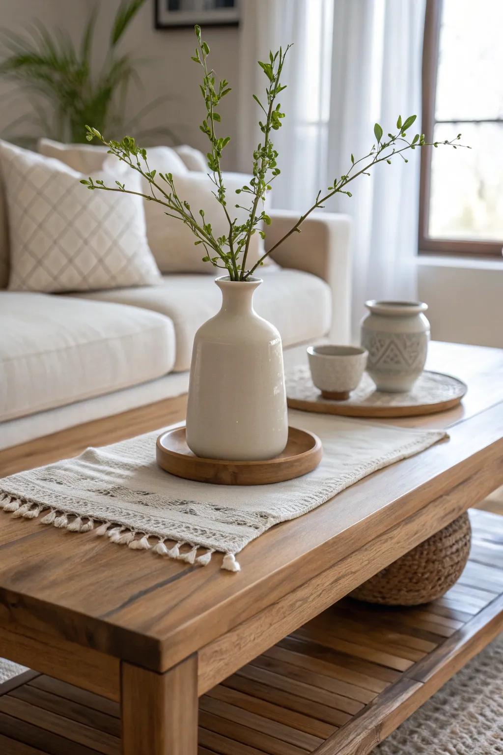 Achieve harmony with a minimalist design that highlights simplicity and elegance. 🌿 #MinimalistDesign #CalmSpaces