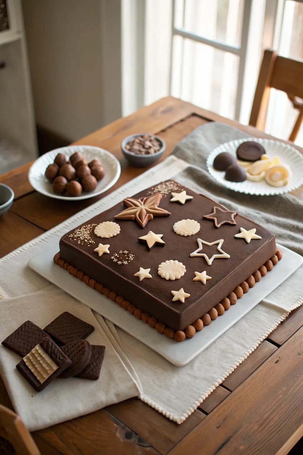 Match your cake to any theme with fun fondant shapes.