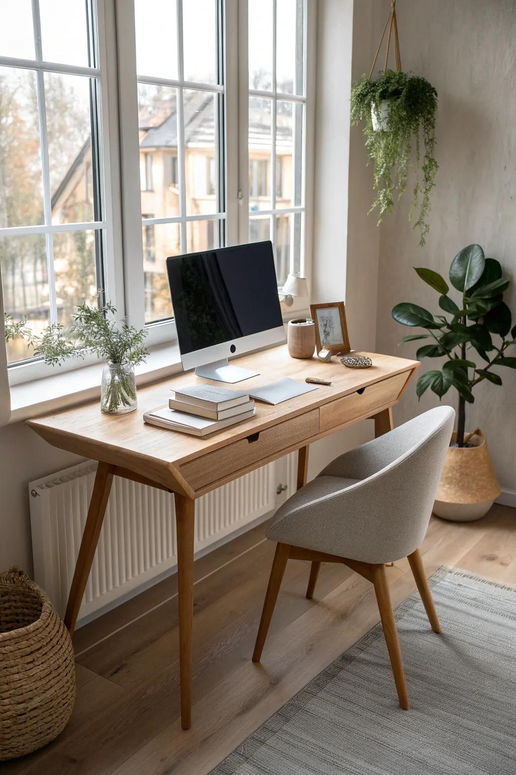 Blend technology into your design for a clutter-free and efficient workspace. 💻 #TechSavvy #ModernOffice