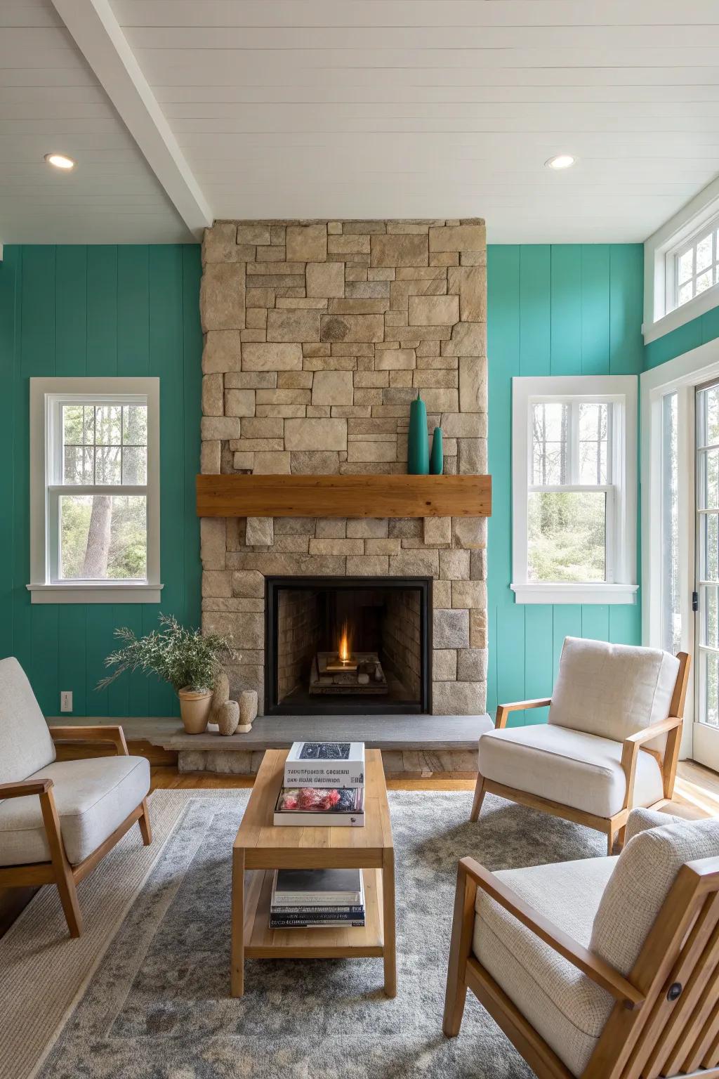 Make a statement with an unexpected pop of color that turns heads.