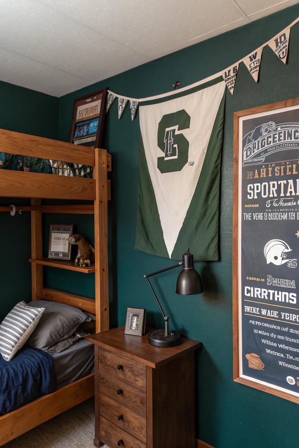 Showcase your personality with flags and posters that inspire and energize your space.