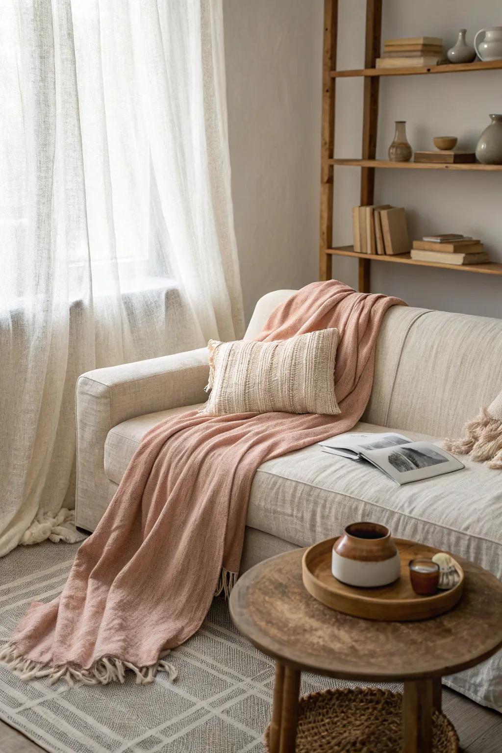 Layer textures to add richness and warmth to your space, making every corner a cozy retreat.