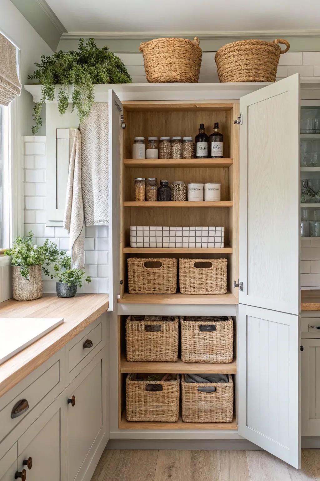 Divide and conquer your medicine cabinet with strategic use of shelf dividers.