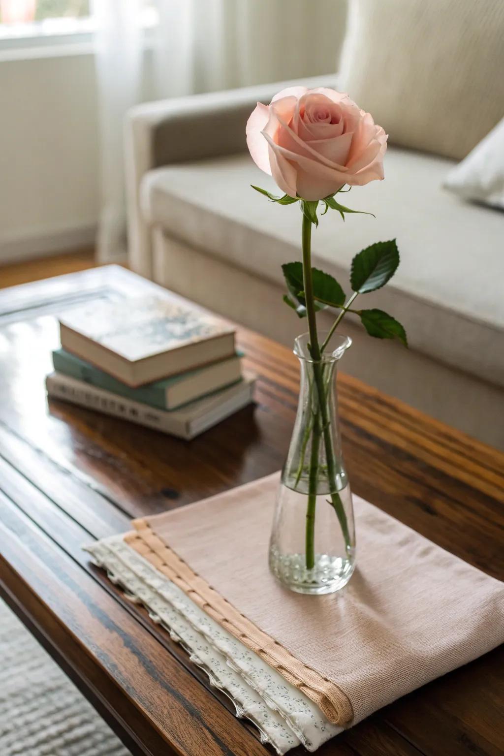 One rose, endless beauty. A simple statement that captivates.