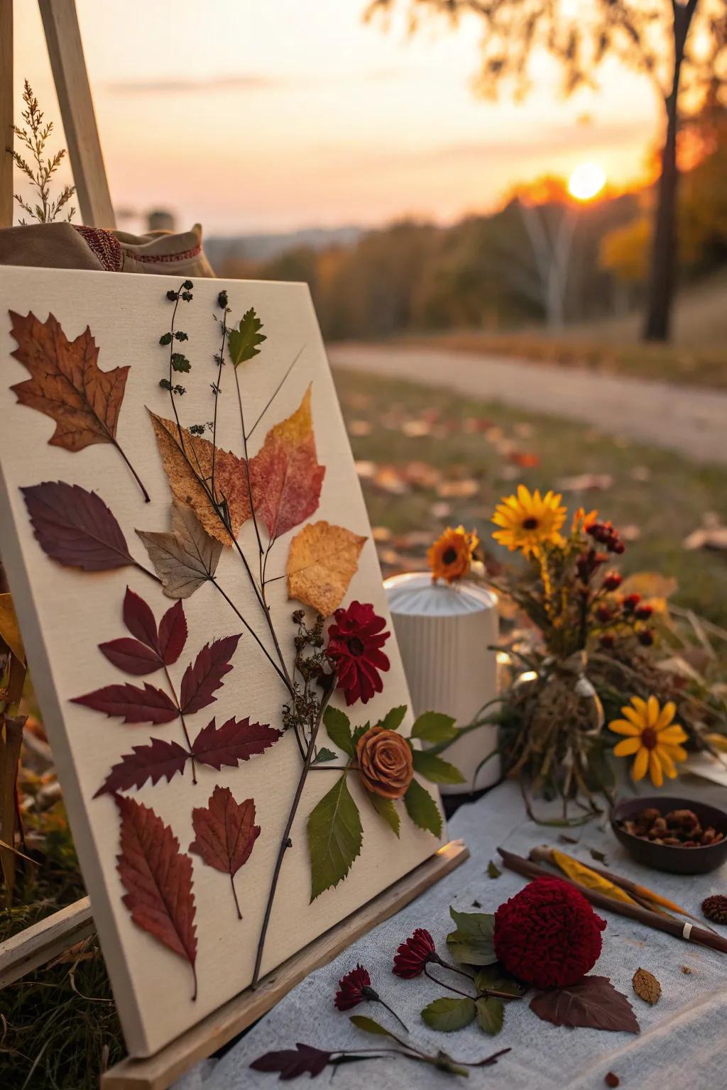 Bring the outdoors in with a beautiful nature-inspired collage.